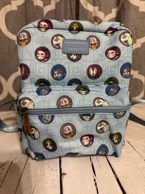 Loungefly Nickelodeon Avatar Light Blue Mini Backpack